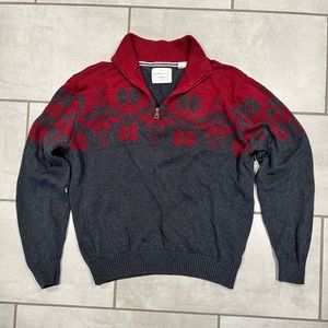 Weatherproof Vintage Men’s 1/4 Zip Holiday Sweater